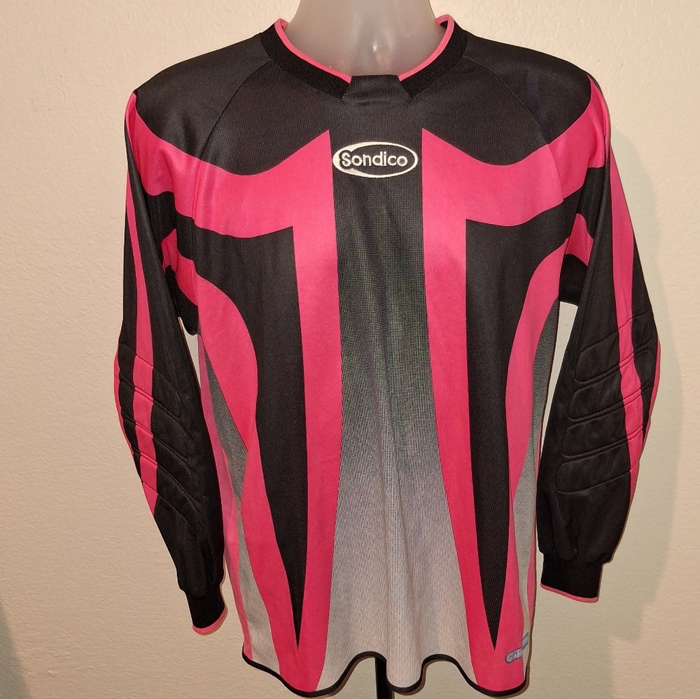 Vintage SONDICO Padded Goalie Soccer Jersey Size Small